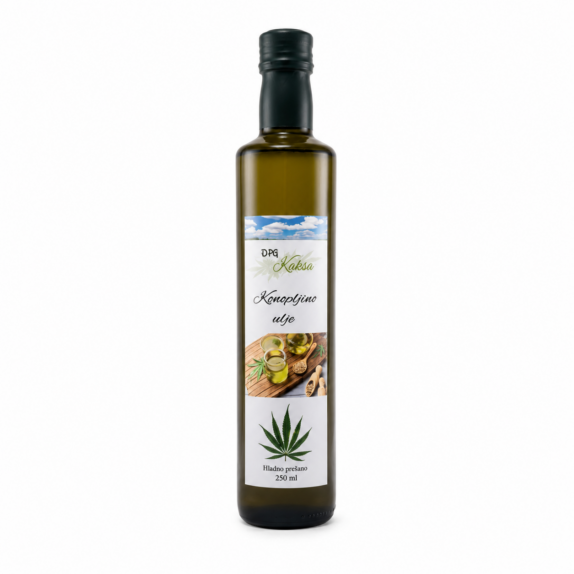Hladno prešano ulje od konoplje 250ml Hladno prešano ulje od konoplje 250 ml