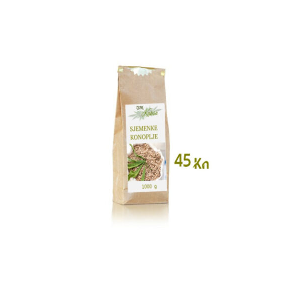 sjeme konoplje 1000g CJELOVITE SJEMENKE KONOPLJE  1000g